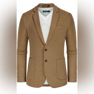 PJ PAUL JONES Mens Casual Lightweight Blazer Jacket Regular Fit Stretch Knit Spo